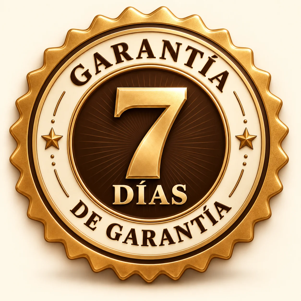 Sello de garantía de 7 días